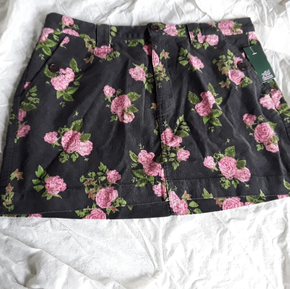 Wild Fable Floral Corduroy Skirt NWT - Picture 4 of 10